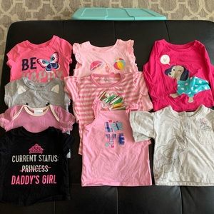 T shirt bundle, used condition, 18 month, girls